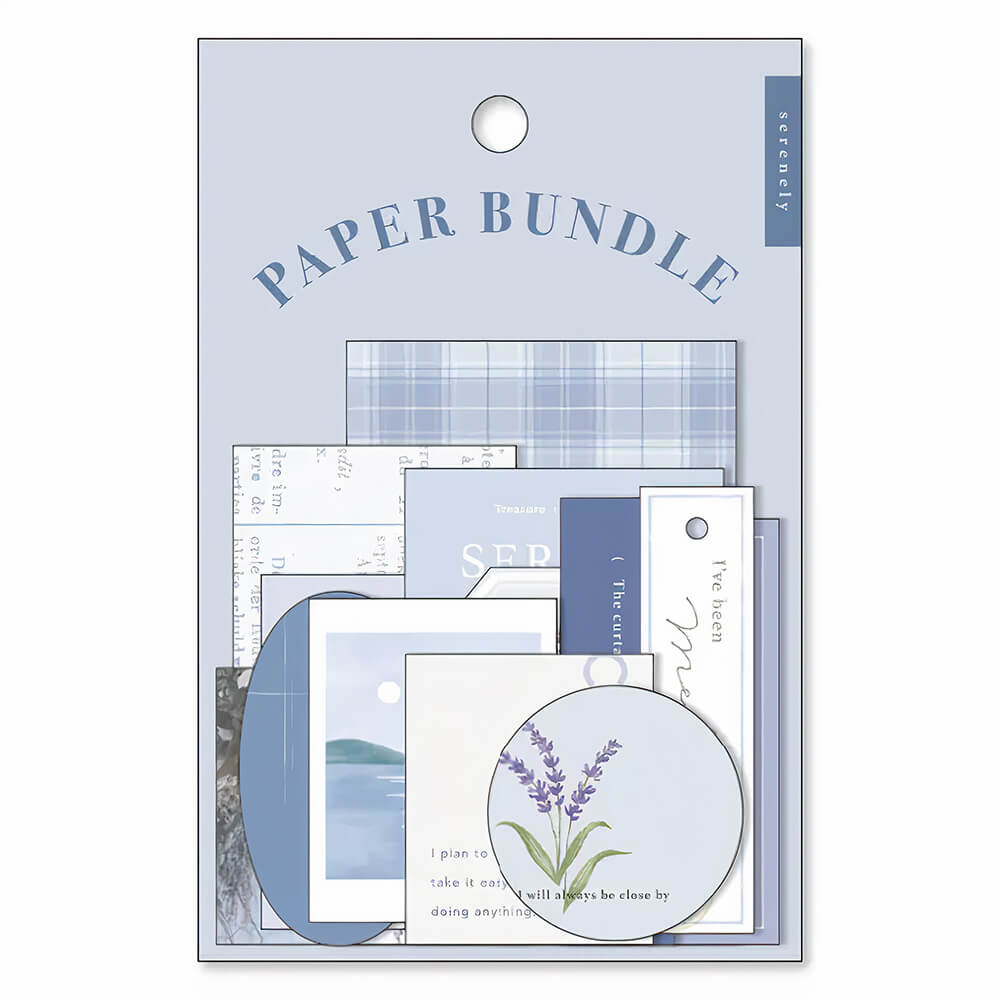 samolepky mind wave kolekce paper bundle - blue